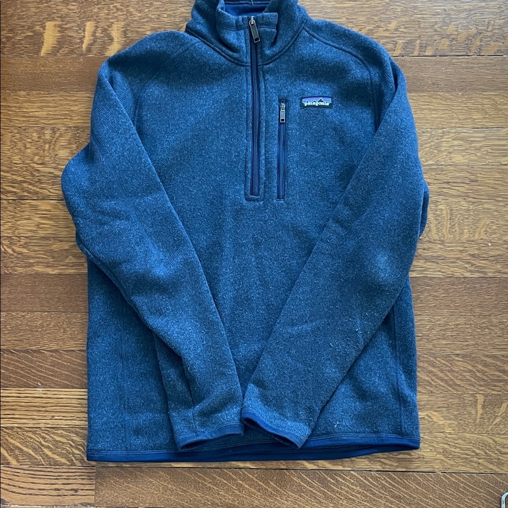 Patagonia Blue Half-Zip Fleece Pullover